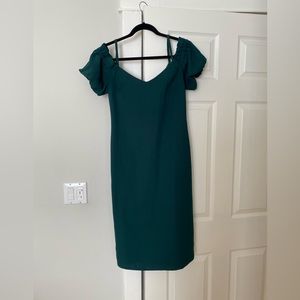 Club Monaco cold-shoulder dress
